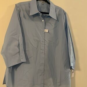 Foxcroft Woman’s 18W Blouse New Buttoned Down